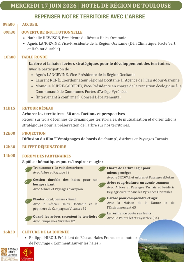 Rentres régionales 2026 Programme